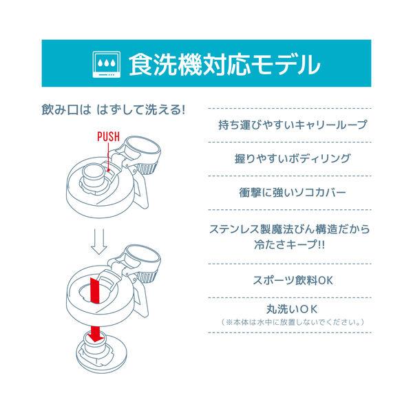 サーモス 真空断熱スポーツボトル 750ml ブラック FJU-750 BK1セット（3個）