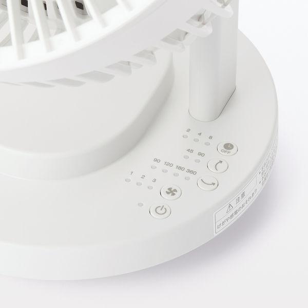 LOHACO - 無印良品 360度首振り機能付きサーキュレーター6畳 MJ-OCF06