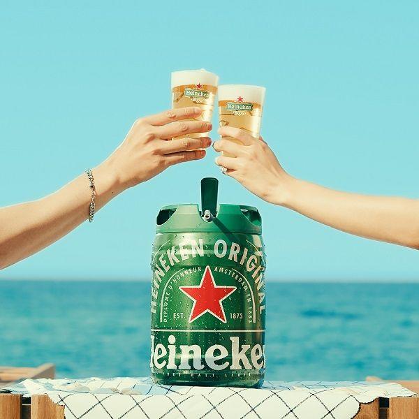 ハイネケン　Heineken　ケグ　樽生　5リットル　（空樽）10本セット LOHACO - ビール ハイネケン 5000ml ケグ 樽生
