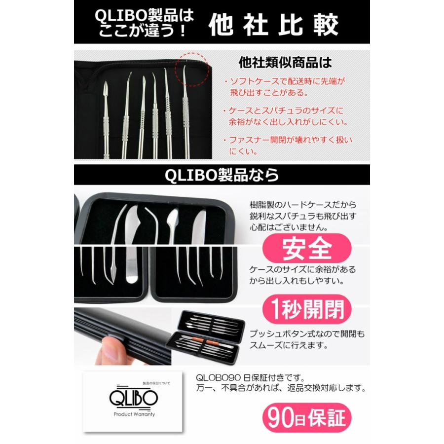スパチュラ 10本 セット ケース付き ステンレス 粘土 造形 ヘラ 初心者 入門 ねんど 彫刻 陶芸 石膏 粘土細工 模型 Qlibo Qb Spatula Set Hmango 通販 Yahoo ショッピング