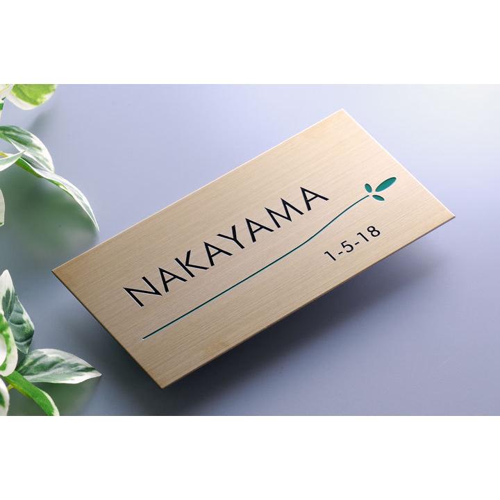 表札☆GOLD150☆ Brass Sign Plate 真鍮表札 – PARTS & SUPPLY