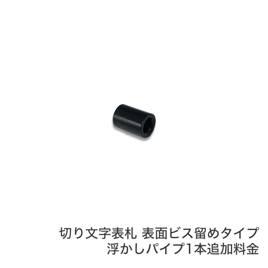 ARASE 切り文字表札用浮かしパイプ1本 ( 表面ビス留めアンカータイプ用