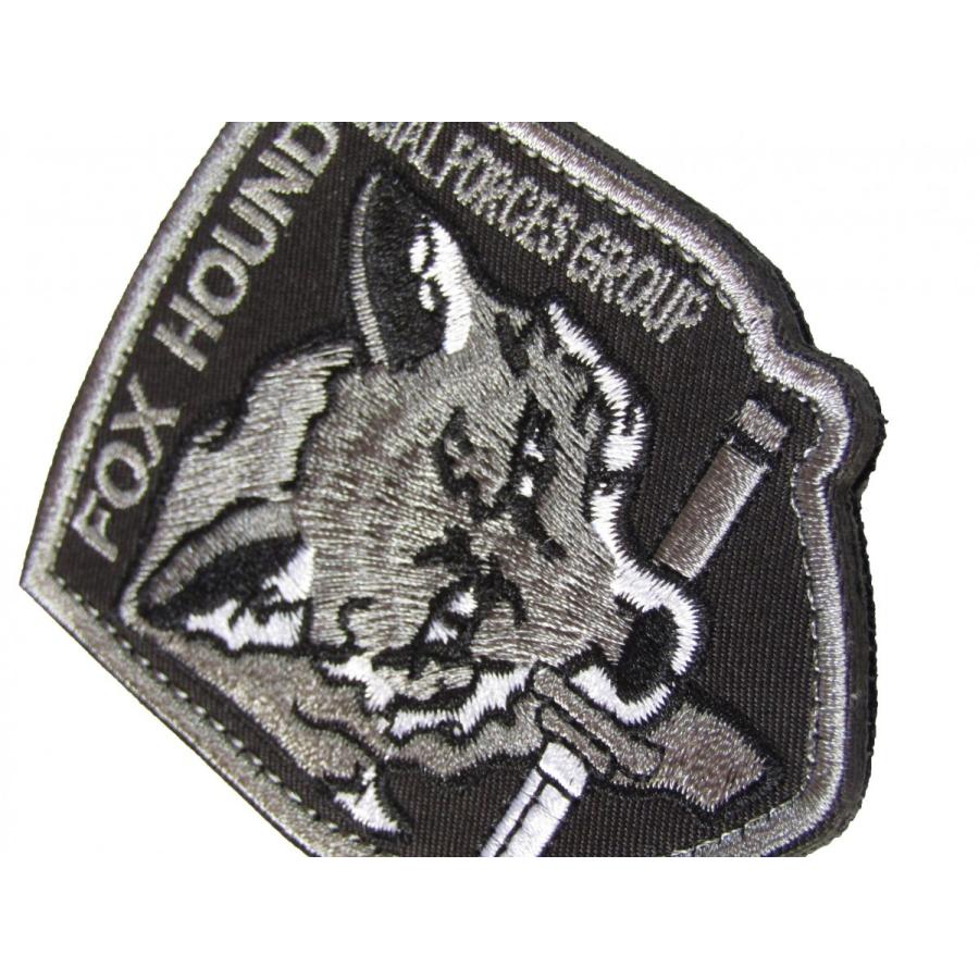 ベルクロワッペン メタルギアソリッド Fox Hound 盾型灰 パッチ オナモミズハウス 通販 Yahoo ショッピング