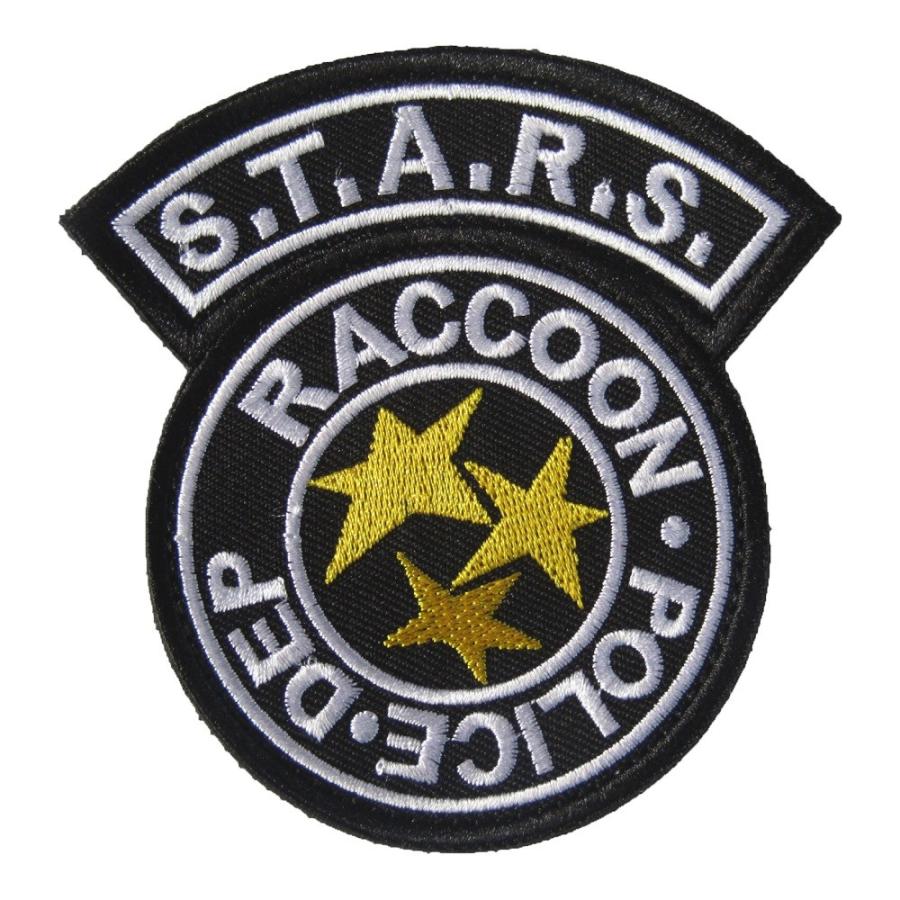 ベルクロワッペン バイオハザード風 S.T.A.R.S ミリタリー 刺繍 ベルクロワッペン バイオハザード風 S.T.A.R.S ミリタリー 刺繍