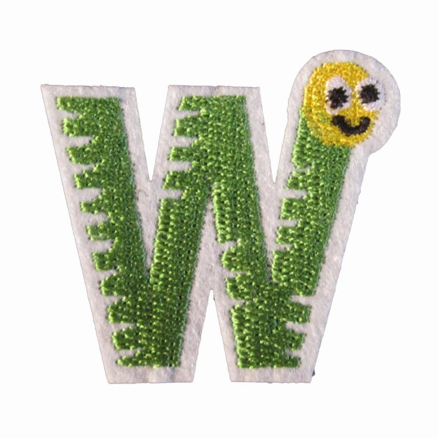 希少 黒入荷 アイロンワッペン 動物 W アルファベット ワッペン Www We Job Com