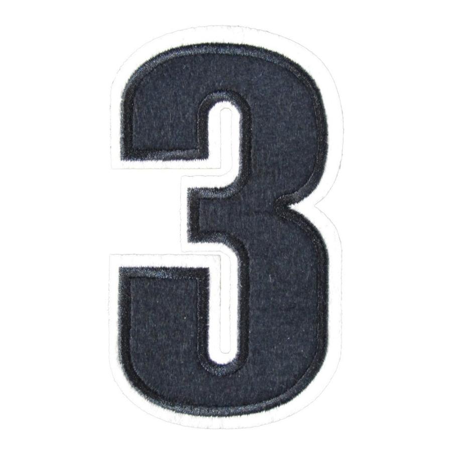 アイロンワッペン 数字 3 紺 オナモミズハウス 通販 Yahoo ショッピング