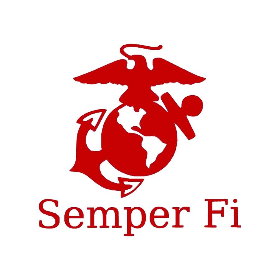 アイロンプリントシート ミリタリー MARINE CORPS Semper Fi｜h-p｜08