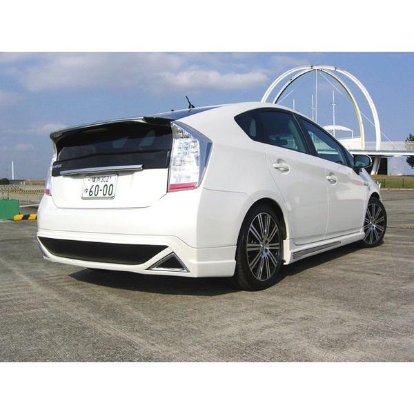 30プリウス後期　モデリスタ？サイドスカート 左右セット　未塗装 h-style 30 プリウス 前期/後期 サイドスカート 左右セット （素地・未