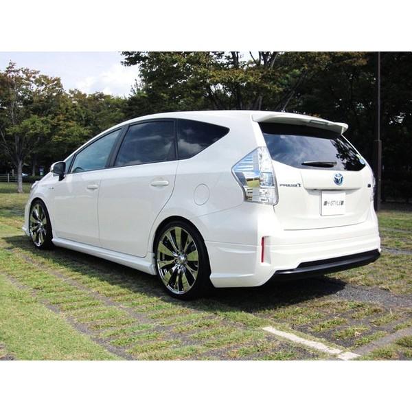 h-style 40 プリウスα 前期 リヤアンダースカート ZVW40/41W （素地
