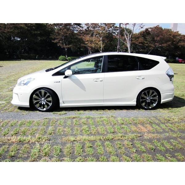 h-style 40 プリウスα 前期/後期 サイドスカート 左右セット ZVW40/41W