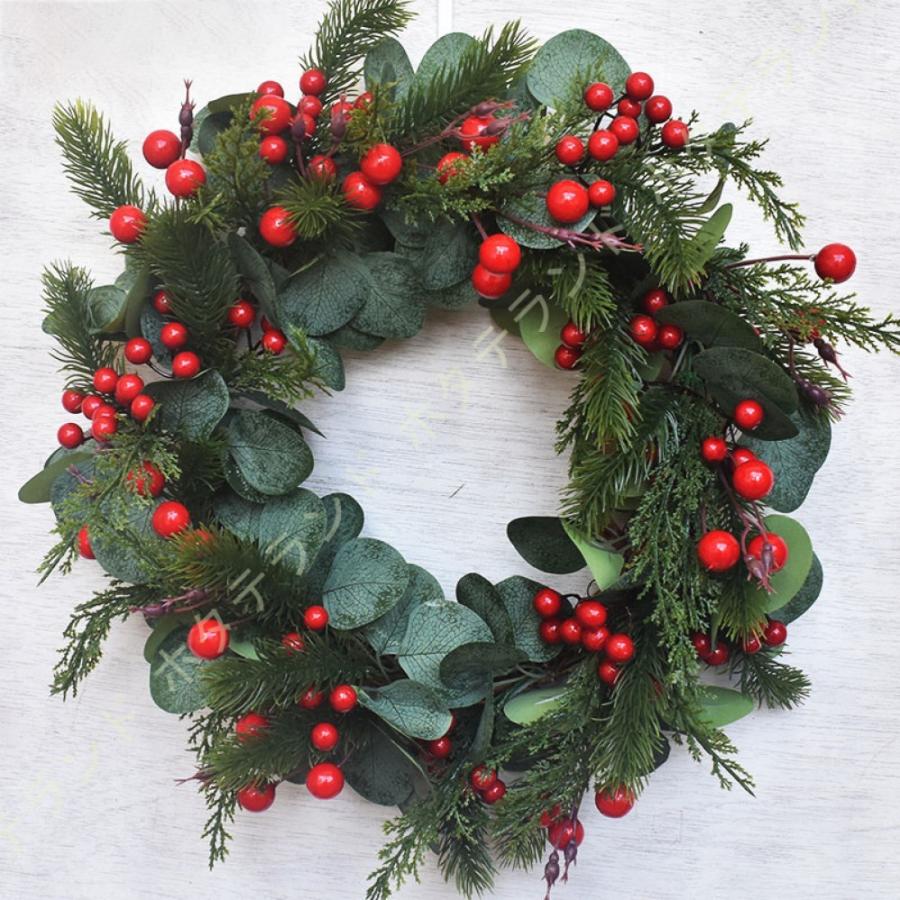 公式 花輪 クリスマス クリスマスリース 飾り付け レッド グリーン フラワーリース 壁掛け飾り 玄関ドア 雑貨 ドア 窓 装飾 お店 おしゃれ 造花 可愛い 簡約 日本全国送料無料 Turningheadskennel Com