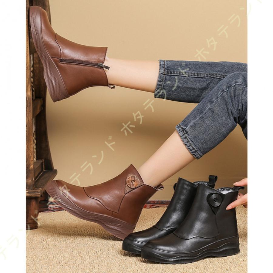 ランキング1位獲得 ムートンブーツ レディースブーツ防水 スノーブーツ レディース ショート スノーシューズ 滑らない 裏ボア ジッパー ショートブーツ ムートンブーツ 新着商品 n Go Th