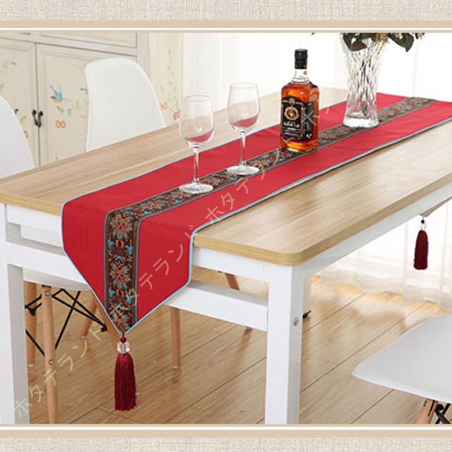 最適な材料 テーブルランナー 和風 モダン 和柄 テーブルセンター シンプル 無地 タッセル 付き テーブルクロス 撥水 ナチュラル 茶室 爽やか ダイニング 耐久性 防塵耐熱 受賞店舗 Turningheadskennel Com