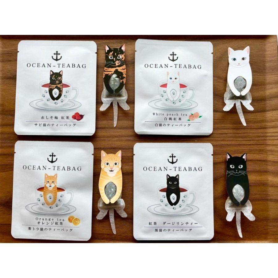 送料無料選べます！ 和猫 紅茶4種セット オーシャンティーバッグ 各1包