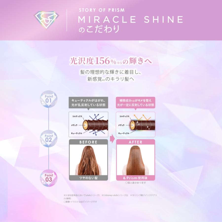 &Prism アンドプリズム ミラクル シャイン トリートメント 詰め替え 単品｜h2o-shop｜05