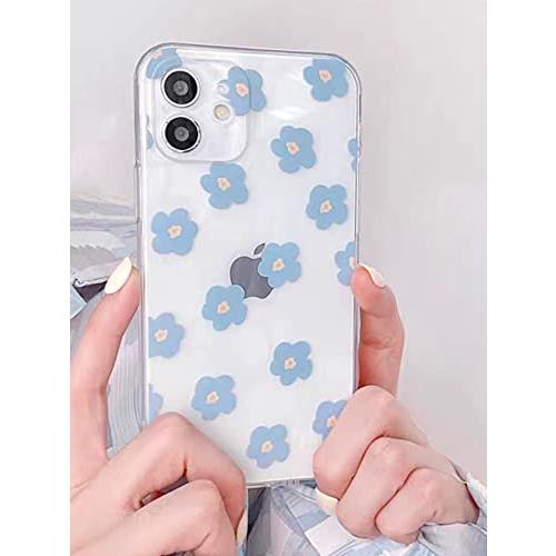 Iphoneケース 花 フラワー 花柄 くすみブルー 韓国 Iphoneカバー 携帯ケース 携帯カバー スマホ かわいい 女子 人気 Iphone7 S H2shop 通販 Yahoo ショッピング