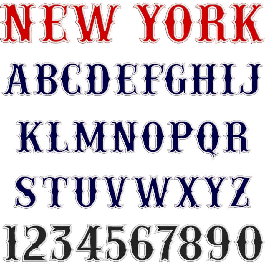 ☆スポーツ書体☆ 英字 数字 ワッペン 6〜23cm 背番号 チームロゴ