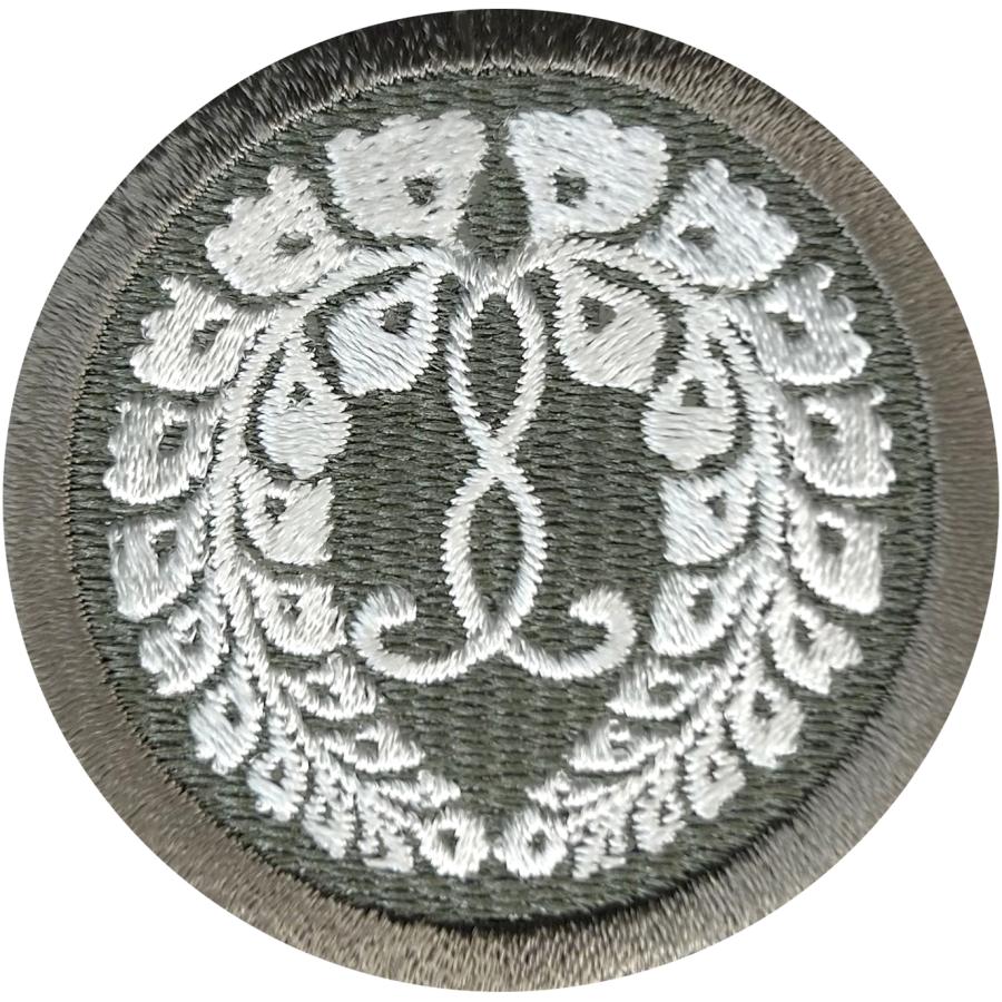 家紋116】西本願寺ふじ 家紋 ワッペン 西六条藤 京都市西本願寺 大谷