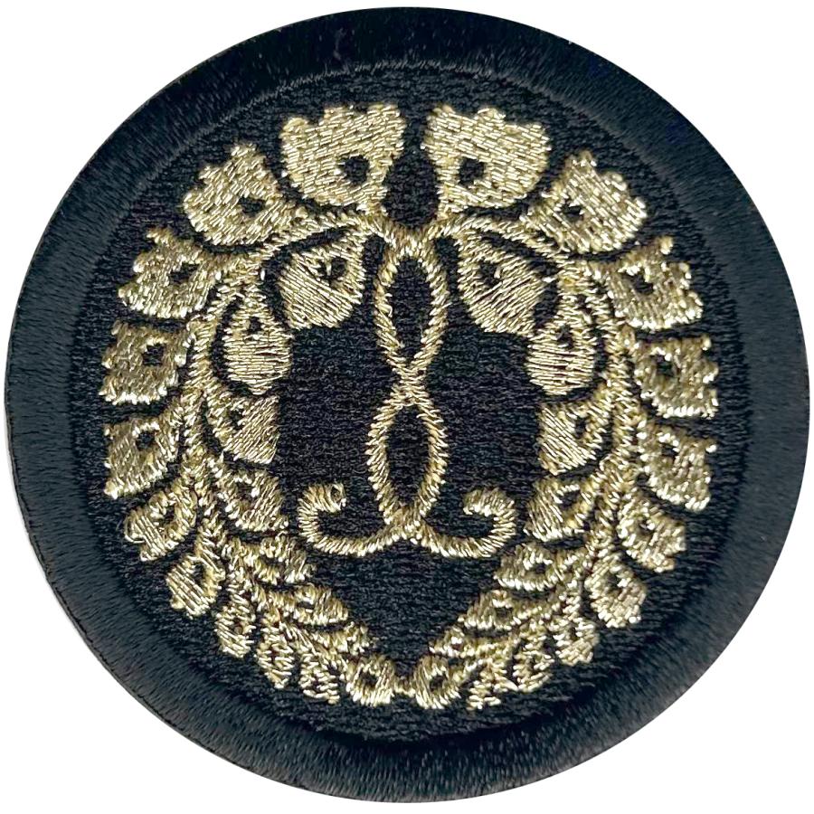 家紋116】西本願寺ふじ 家紋 ワッペン 西六条藤 京都市西本願寺 大谷