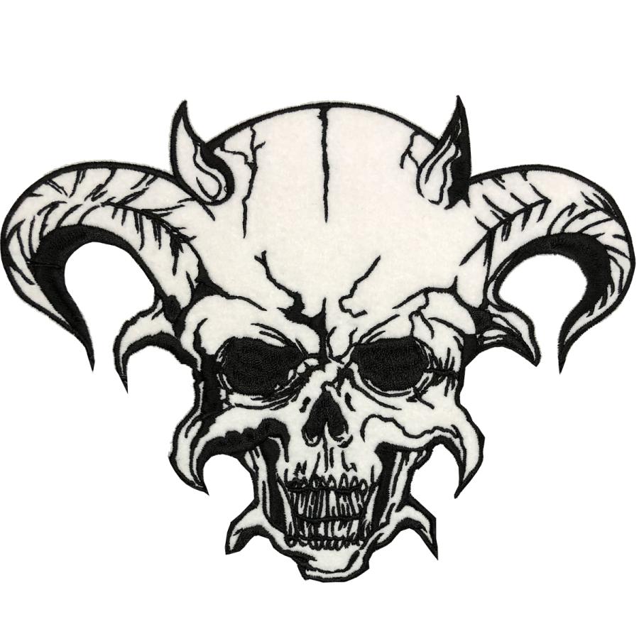 AFO】SKULL EVIL wappen ワッペン【ゆうパケット対象 AFO】SKULL EVIL wappen ワッペン【ゆうパケット対象