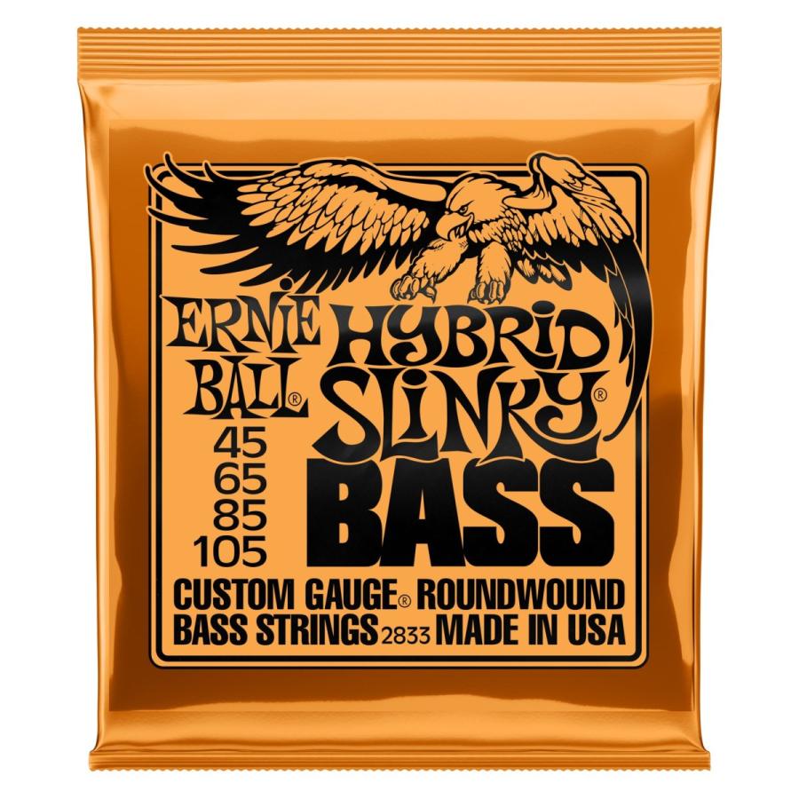 【お気に入り】 【正規品】 ERNIE BALL ベース弦 ハイブリッド (45-105) 2833 Hybrid Slinky Bass その他DJ機材