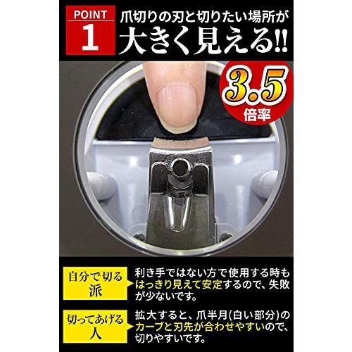 独創的 マタニティ 産後用品 Phx 016 Phoenixloupe 爪切り 3 5倍率 ルーペ 拡大鏡 Led 指クッション 付き ネイルケア ネイルクリッパー ステンレス曲線刃 ネイルカット Www Threeriversofs Com
