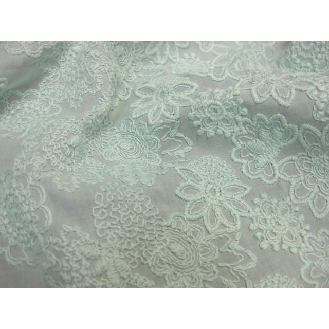 マスク レース生地 送料無料 日本製 最高級 綿ローン レース ミントグリーン R 5 花水木ヤフーショップ 通販 Yahoo ショッピング