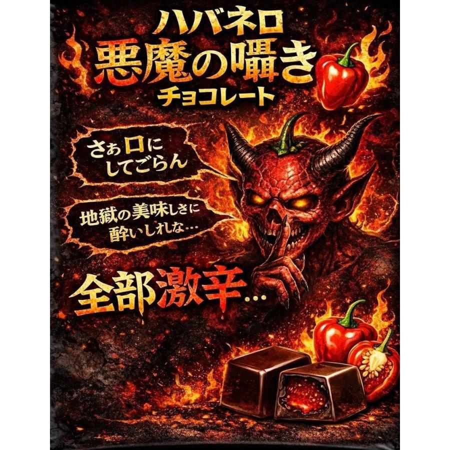 newハバネロ悪魔のささやきチョコレート（スパイシーチョコ）【当店