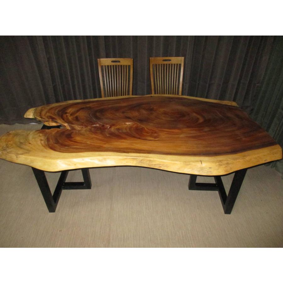 値引 幅広 極上木目 激安 W219サイズ 塗装無料 一枚板ダイニングテーブル 無垢 ダイニングテーブル Labelians Fr