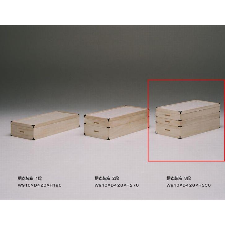 押入れ収納 収納箱 W910×D420×H350 3段 日本製 完成品 着物収納ケース