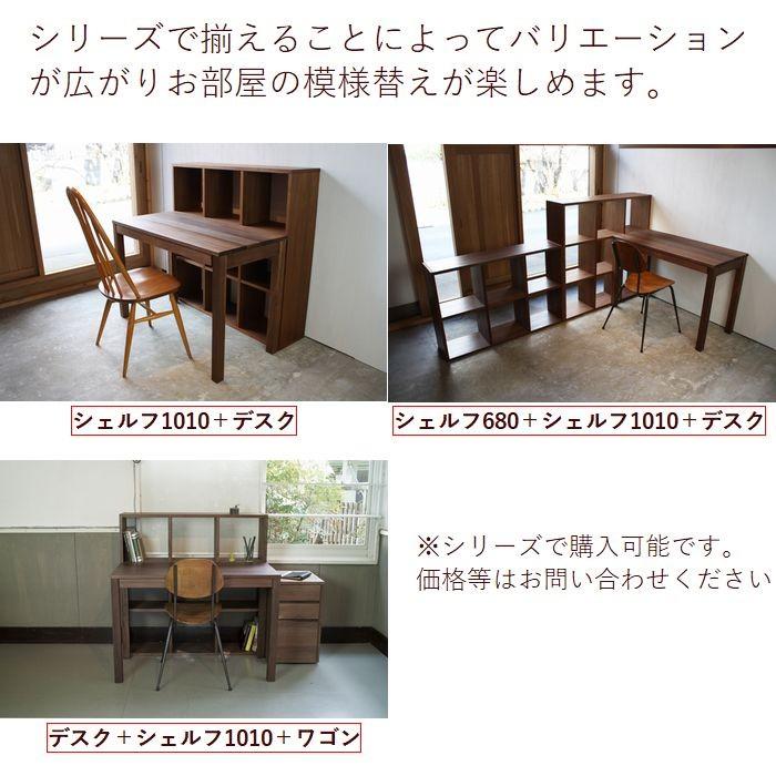 パソコンデスク 書斎机 書斎デスク 100 日本製 完成品 木製 天然木 ウォールナット ひのき香る引き出し おしゃれ シンプル 角脚デスク 送料無料_6