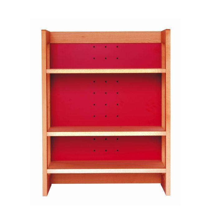 シェルフ ラック 木製 赤色 白色 リバーシブル 日本製 棚板 段階調整可