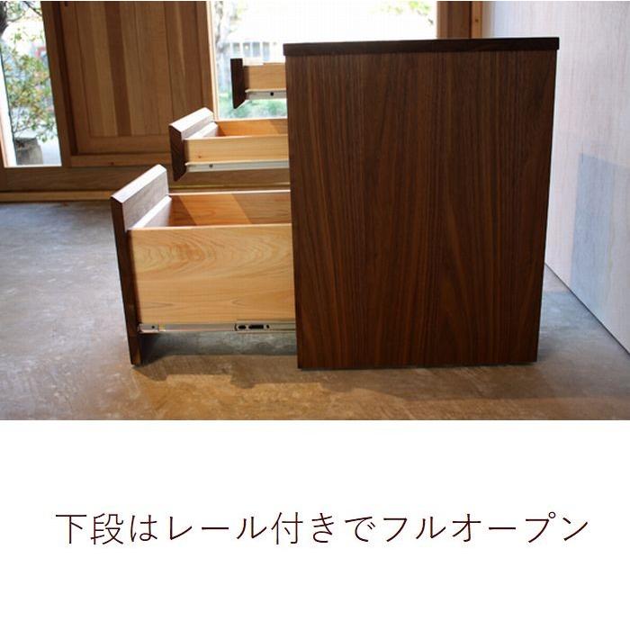 ワゴン 隠れキャスター付き デスクワゴン 36 日本製 完成品 木製 ワゴン 隠れキャスター付き デスクワゴン 36 日本製 完成品 木製