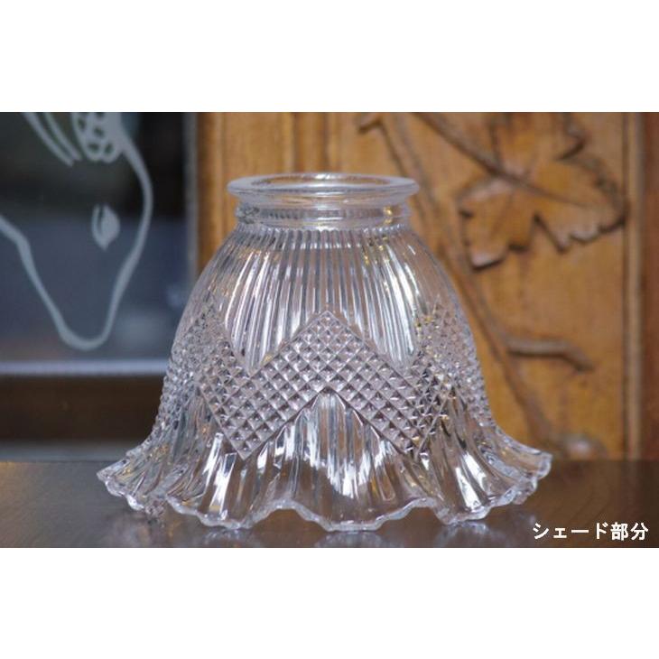 ガラス ペンダントランプ （FC-331 SET） LED対応 ガラスのシェードがクラシカル アンティーク調 ランプ 吊り下げ式 シンプルの画像