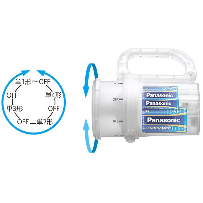 パナソニック 電池がどれでもライト BF-BM10 LEDライト 懐中電灯 : は