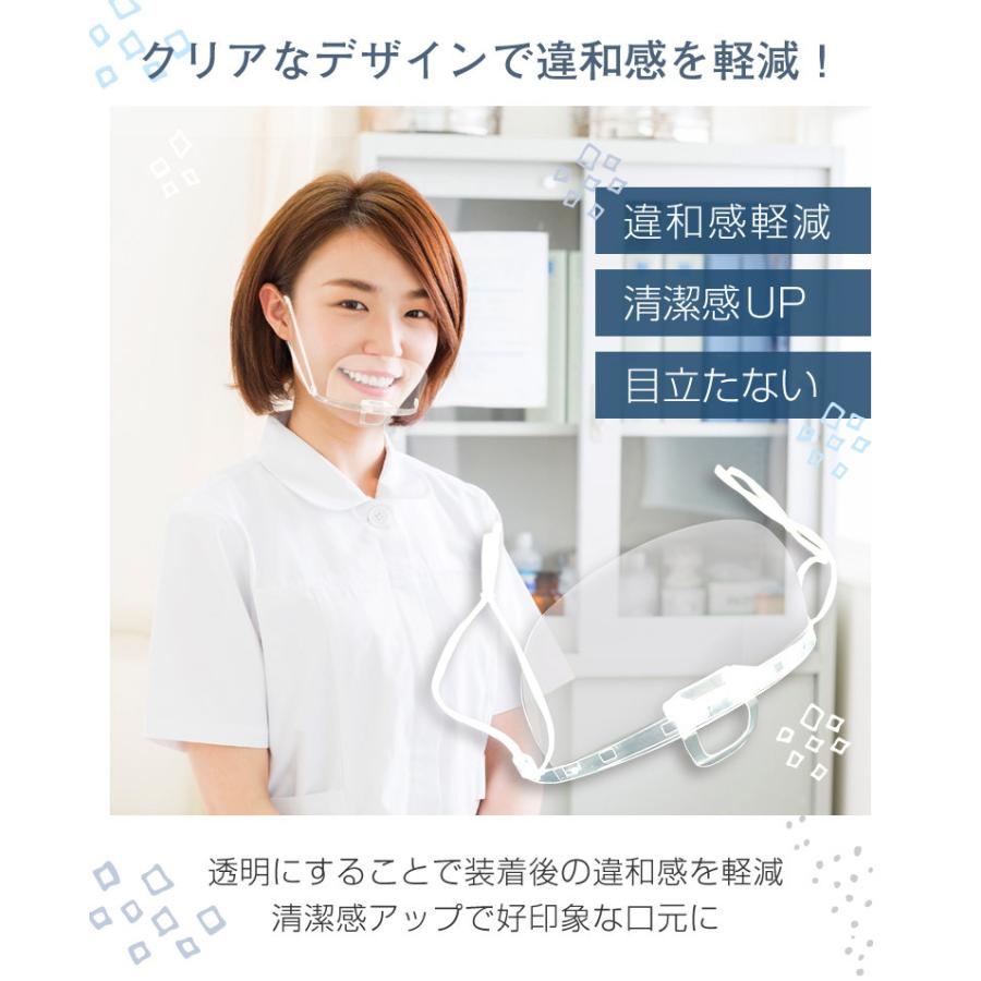 透明マスク 10枚 マウスシールド 透明 クリアマスク 個包装 マスク