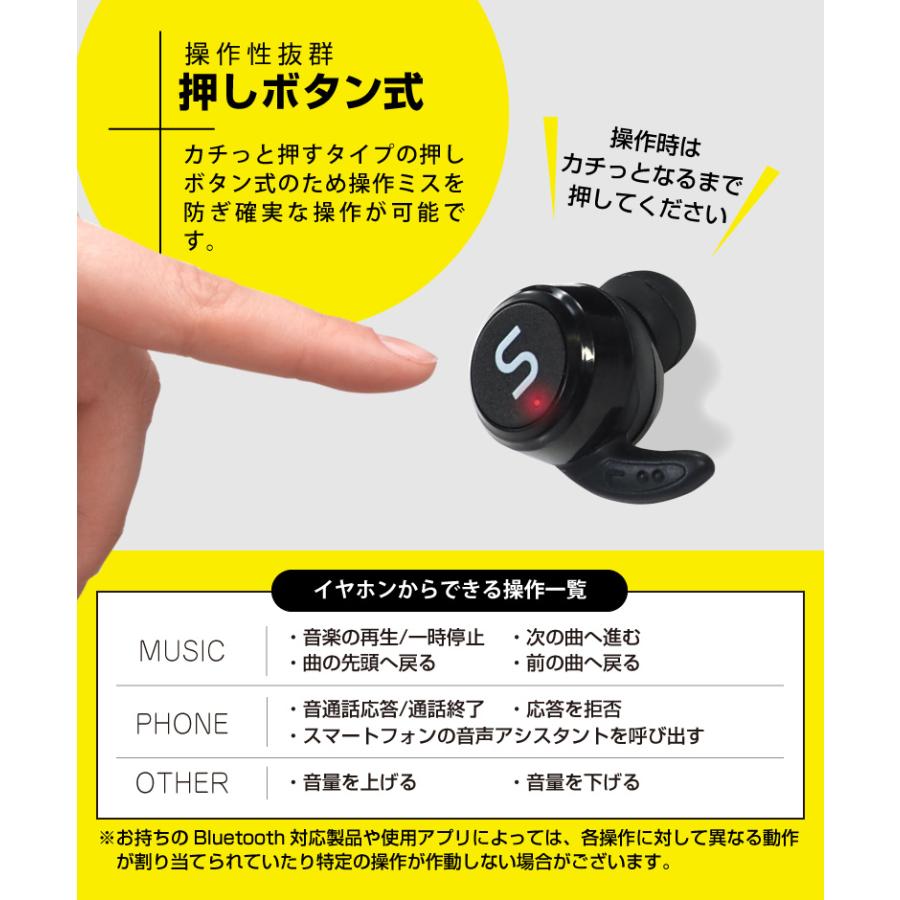 ワイヤレスイヤホン Bluetooth5 1 自動ペアリング イヤーフック付 Iphone Android 高音質 片耳 両耳 アンドロイド ホワイト ブラック イヤホン A0370 発掘市場 通販 Yahoo ショッピング