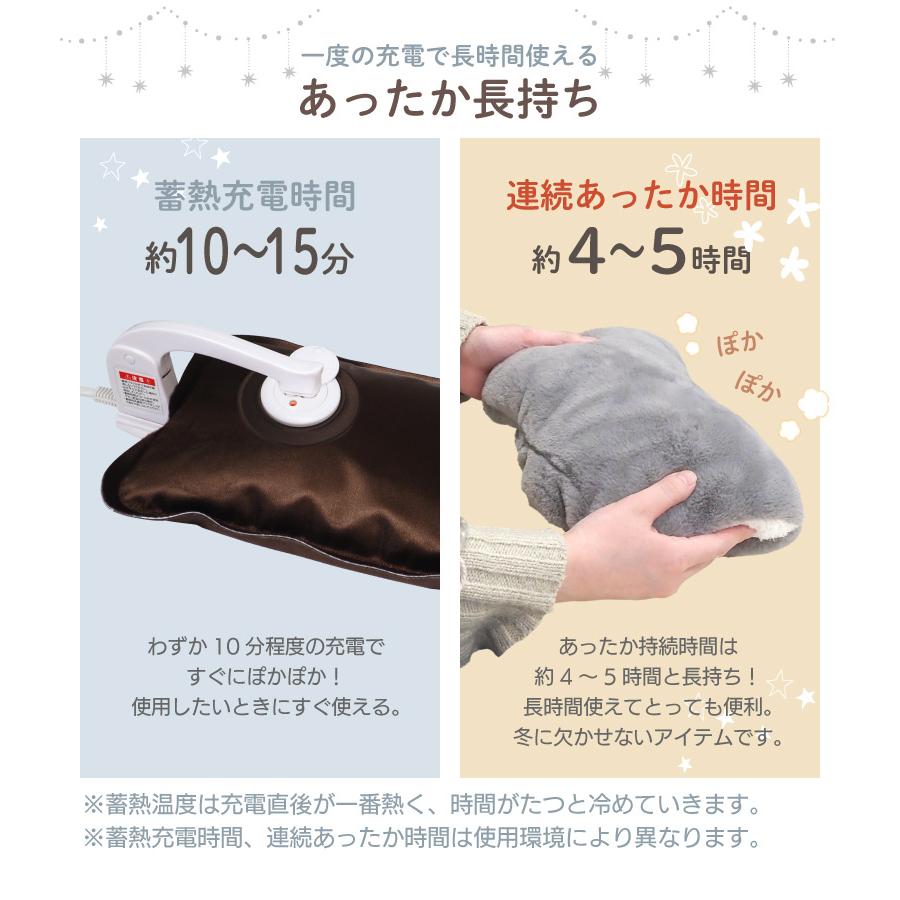 ファーシー ムートン湯たんぽ ２個セット 未使用品 2個セット 湯たんぽ 充電式 ゆたんぽ 蓄熱式 PSE認証済み かわいい