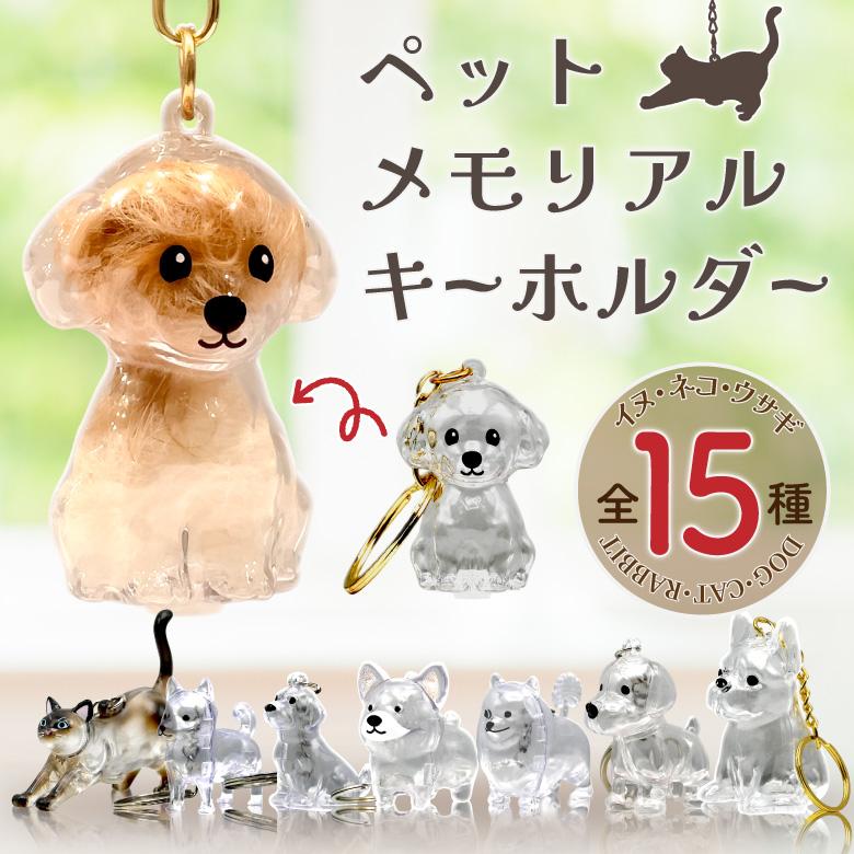 犬 毛 キーホルダー ペット 犬の毛収納キーホルダー 猫 ネコ うさぎ