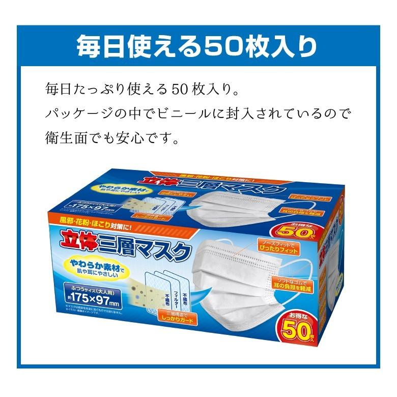 不織布使い捨てマスク50枚  24箱 5/15日より順次発送 マスク 50枚入り 使い捨てマスク 不織布 フェイス