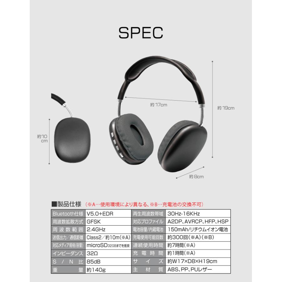 ワイヤレスヘッドホン Bluetooth5.0+EDR ヘッドホン ハイ ワイヤレスヘッドホン Bluetooth5.0+EDR ヘッドホン ハイ