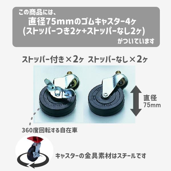 【エム・あい】カラーAP ゴミ箱用 90リットル用 90L 業務用 収納 赤 緑 青 グレー 送料無料 国内生産 軽量 台車 安い 丈夫 HACCP キャスターストッパー付の画像