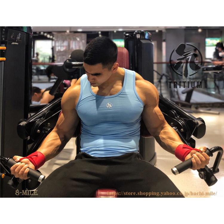 ノースリーブ メンズ スポーツ 吸汗速乾 ベスト ロゴ ジムウェア 筋トレ トレーニングウェア インナー 無地 おしゃれ 丸首 21 Hcm 8 Mile 通販 Yahoo ショッピング