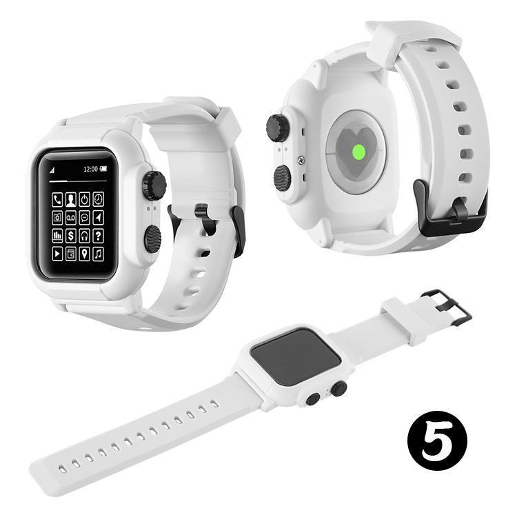 アップルウォッチ バンド 防水 ケース 一体型 apple watch