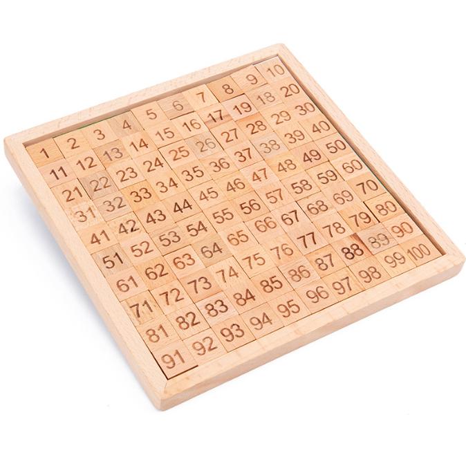 モンテッソーリ 教具 100並べセット 数字 おもちゃ 知育玩具 : Hachi