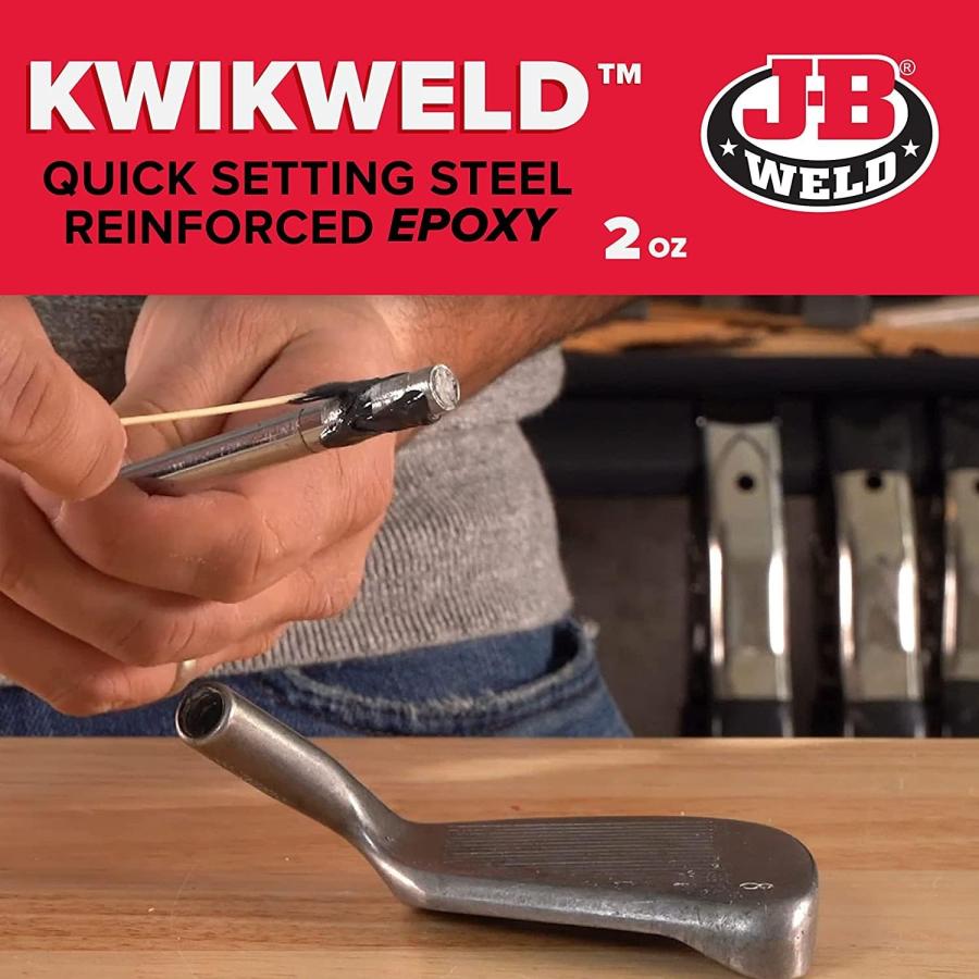 JB Weld 8276 KwikWeld クイックセッティング スチール強化 エポキシ ダークグレー jbweld8276 八