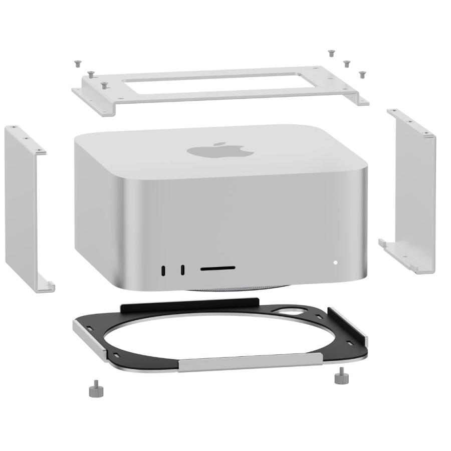 デスク下マウント ホルダー for Apple Mac Studio / mini 対応 (M1/M2