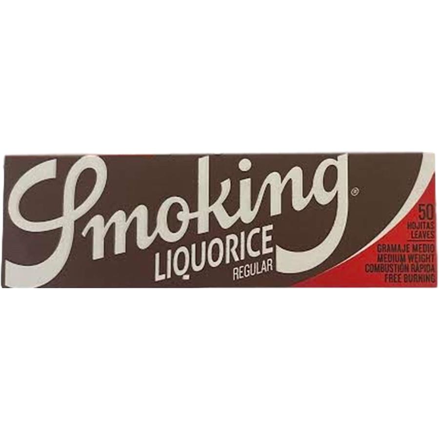最大52％オフ！ Smoking Liquorice スモーキング リコリス レギュラー 1箱 50個入り 喫煙具 手巻きたばこ ペーパー 