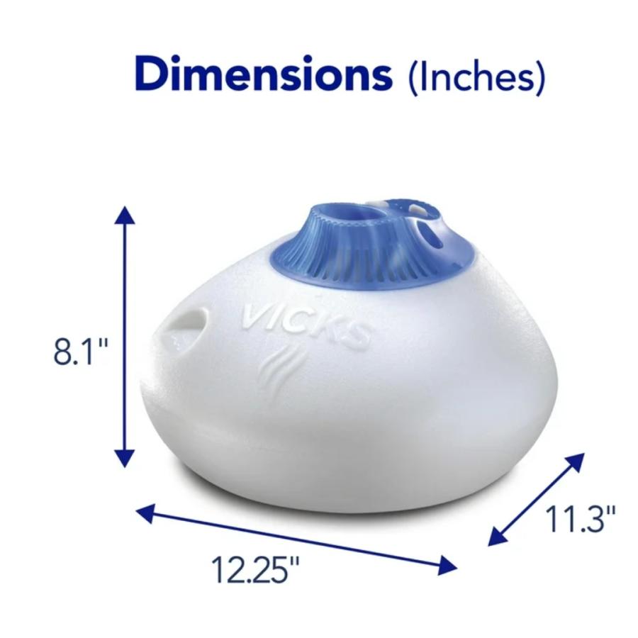 Vicks V150SGN ホワイトブルー ウォームスチーム 1.5ガロン ヴィックス