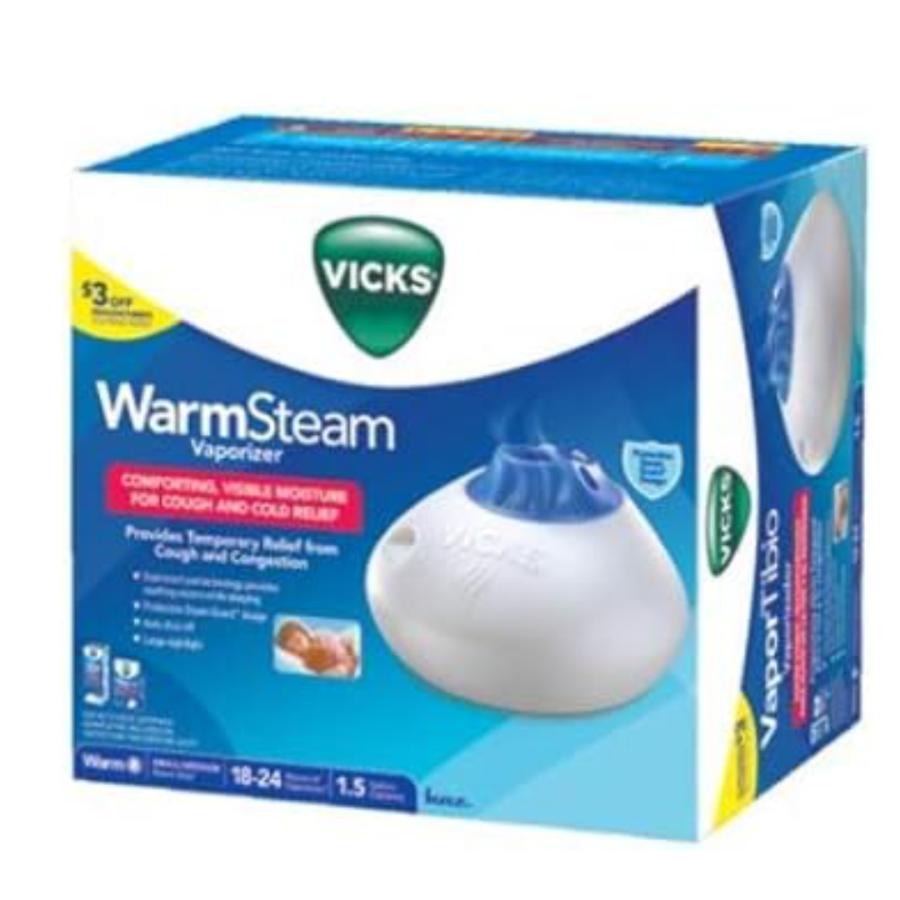 【期間限定セール価格】Vicks V150SGN ヴィックス スチーム式加湿器 Vicks V150SGN ホワイトブルー ウォームスチーム 1.5ガロン ヴィックス